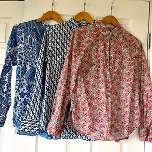 J Crew shirts - button down and popover style